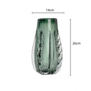 GobekUsa Crystal Vase: Elegant Glass Flower Pot Home Decor and Terrarium Arrangement