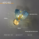 GobekUsa Luxe Copper Leaf LED Ceiling Chandelier for Home, Bedroom, and Dining Room