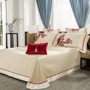 GobekUsa 200S Embroidery Egyptian Cotton Bedding Set - Queen King Linens