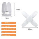 GobekUsa Industrial LED Ceiling Light Deformable Foldable E26/27 Bulb for Garage Warehouse