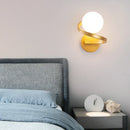 GobekUsa Frosted Glass Ball LED Wall Lamp for Corridor, Aisle, and Bedroom