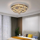 GobekUsa Crystal Chandelier: Modern Dimmable LED Pendant Light for Living & Dining Rooms