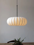 GobekUsa Handmade Silk Pumpkin Pendant Lamps for Dining, Living, and Study Spaces