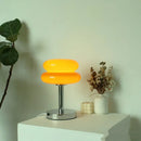 GobekUsa Bauhaus Glass Table Lamp | Modern Desktop Decoration for Home, Bedroom, Living Room