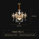 GobekUsa Elegant Crystal Chandelier for Living Room, Dining Room, and Bedroom