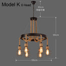 GobekUsa Industrial Rustic Pendant Lights Indoor Lamp for Living Dining Room Home Décor