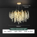 GobekUsa Golden Branch Crystal Chandelier for Luxurious European Living Room