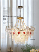 GobekUsa Crystal Chandelier: Elegant Retro Lighting for Bedroom, Dining, Living Room & Cloakroom