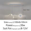 GobekUsa LED Pendant Lights Modern Hanging Lamp Dining Kitchen Island Decor