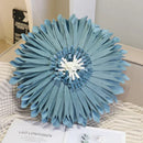 GobekUsa Blue Hyacinth Square Pillowcase, Non-Scripta Design, Modern Home Decoration