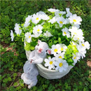 GobekUsa Bunny Succulent Planter Pot for Garden and Patio Decor