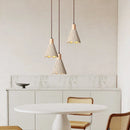 GobekUsa LED Cement Pendant Lamp Creamy Style Wabi-sabi E27