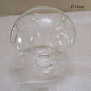 GobekUsa Gray Glass Shade Replacement for E27 Lamp with Screw Fitter Opening