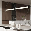 Minimalist Chrome Alloy LED Pendant Light