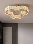 GobekUsa Crystal Ceiling Lamp: Luxury Postmodern Design for Living Room & Bedroom