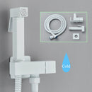 GobekUsa Black Brass Bidet Faucet: Single Cold Water Tap, Handheld Sprayer Gun, Hygienic Shower Cleaner