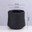 GobekUsa Gold Ceramic Flower Pot Succulent Vase Terrarium Plant Pots for Home Balcony Decor