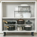 GobekUsa Kitchen Organizer Rack for Dishes, Spice Jars, and Seasoning Bottles