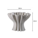 GobekUsa Geometric Ceramic Flower Pot Sculpture Home Decor
