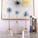 GobekUsa Crystal Agate Handmade White Flower Home Decor Figurine