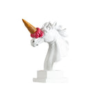 GobekUsa Ice Cream Horse Head Resin Sculpture Figurine for Home Office Decor & Gifts