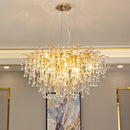 GobekUsa Crystal Tree Branch Chandelier: Luxury LED Pendant Light for Elegant Living Spaces