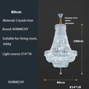 GobekUsa Gold/Chrome K9 Crystal Chandelier for Elegant Home Décor