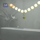 GobekUsa Brass Artistic Necklace Chandelier Lighting for Living Room