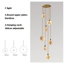 GobekUsa LED Marble Gold Chandelier for Living Room, 2025 Trend Lustre Lighting