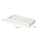 GobekUsa Beige Travertine Marble Bathroom Set - Soap Dispenser Toothbrush Holder Tissue Box