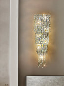 GobekUsa Crystal Wall Light: Elegant Luxury Night Lighting for Living Room, Bedroom, or Villa