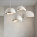 GobekUsa Creamy Style Wabi Sabi Chandelier Stairs Nordic Led Pendant Lights