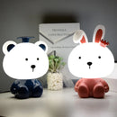 GobekUsa Animal Light: Bear Rabbit LED Night Light for Bedroom Decoration & Baby Gift