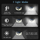 GobekUsa 100LED Solar Powered Outdoor Wall Lamp with PIR Motion Sensor