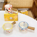 GobekUsa Italian Ceramic Measuring Cups - Set of 3 | Espresso Extraction, Milk Cup with Scale