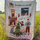 GobekUsa Christmas Tree Blanket Throw - Soft Festive Decor for Home & Gifts