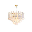 GobekUsa Art Deco Marble Home Chandelier Lighting Dimmable LED 2025