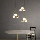 GobekUsa Glass Ball LED Chandelier for Dining Room, Kitchen, Bedroom, Bar
