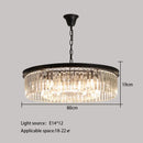 GobekUsa Crystal Round Ceiling Chandelier for Elegant Living and Dining Rooms