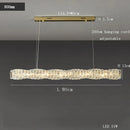 GobekUsa Glass Chandelier LED Ceiling Light Fixture Modern for Living Room Hotel Dining Hall