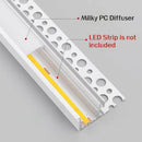 GobekUsa LED Aluminum Profile Recessed Waist Line Channel for Backlighting Corners