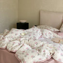 GobekUsa Egyptian Cotton Print Bedding Set - Queen King Ru Size Sheets Pillowcases Blanket Cover