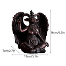 GobekUsa Baphomet Resin Statue 16cm Tall Horned Sabbatic Goat Figurine