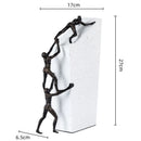 GobekUsa Gymnast Metal Handicraft Figure Home Decor Figurine Table Sculpture Accessory