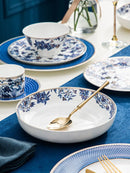 GobekUsa Blue Lotus Dinnerware & Tea Set