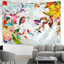 GobekUsa Botanical Flying Bird Tapestry Wall Hanging for Nature Inspired Boho Living Room