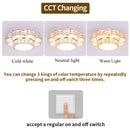 GobekUsa Crystal LED Chandelier Ceiling Lamp Modern Elegant Indoor Decor Luminaire
