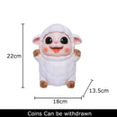 GobekUsa Little Lamb Child Savings Jar Piggy Bank Aesthetic Desk Ornament Sculpture