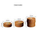 GobekUsa Handwoven Rattan Storage Box with Lid - Kitchen Organizer & Decorative Basket
