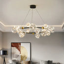GobekUsa Glass Ball LED Ceiling Chandelier for Home Dining Living Bedroom